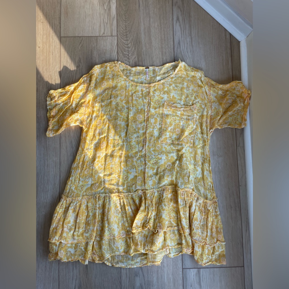 Free People Floral Shift Dress
